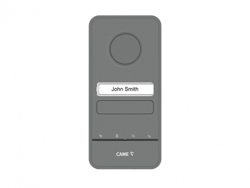 LHS A/01 Монолитная вызывная аудиопанель с одинарной кнопкой вызова, с возможностью расширения до 4 вызовов, покрытие ZAMAK, система X1