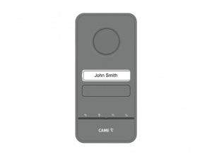  LHS A/01 Монолитная вызывная аудиопанель с одинарной кнопкой вызова, с возможностью расширения до 4 вызовов, покрытие ZAMAK, система X1
