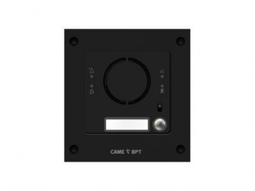 MKITAIP-11V Вызывная вандалозащитная IP-аудиопанель MTM VR с 1 кнопкой, 1 модуль, цвет темно-серый