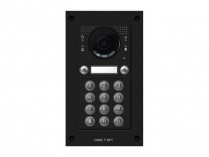 MKITVX1-21KV Вызывная вандалозащитная видеопанель MTM VR с 1 кнопкой, кодонаборной клавиатурой, 2 модуля, цвет темно-серый
