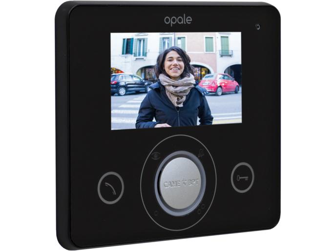 OPALE W BLACK Абонентское устройство OPALE WIDE с цветным сенсорным 4,3" дисплеем, цвет чёрный лак