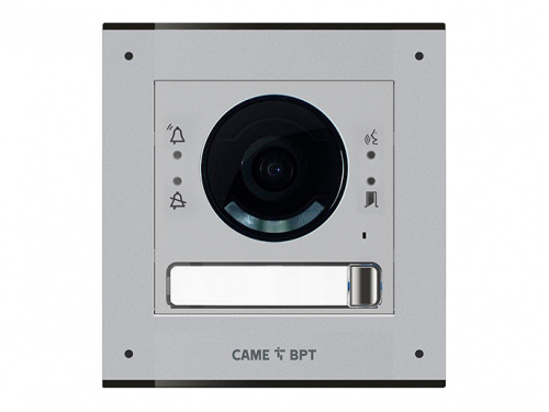 MKITVIP-11 Вызывная IP-видеопанель MTM с 1 кнопкой. 1 модуль, цвет серый