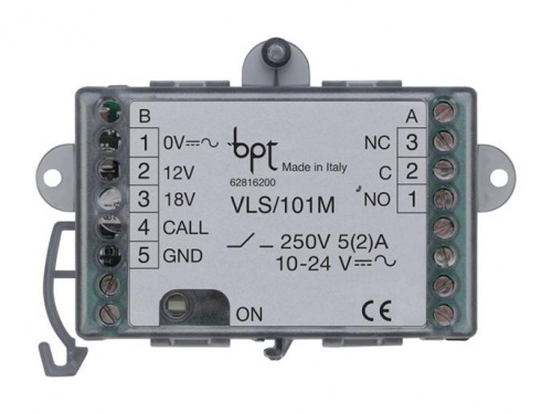 VLS/101M Дополнительный одноконтактный модуль реле в миниатюрном корпусе (85.5х60х21мм). Максимальное потребление 40 мА
